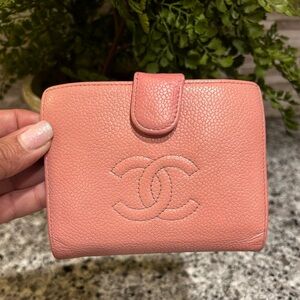 Chanel Pink Leather Wallet